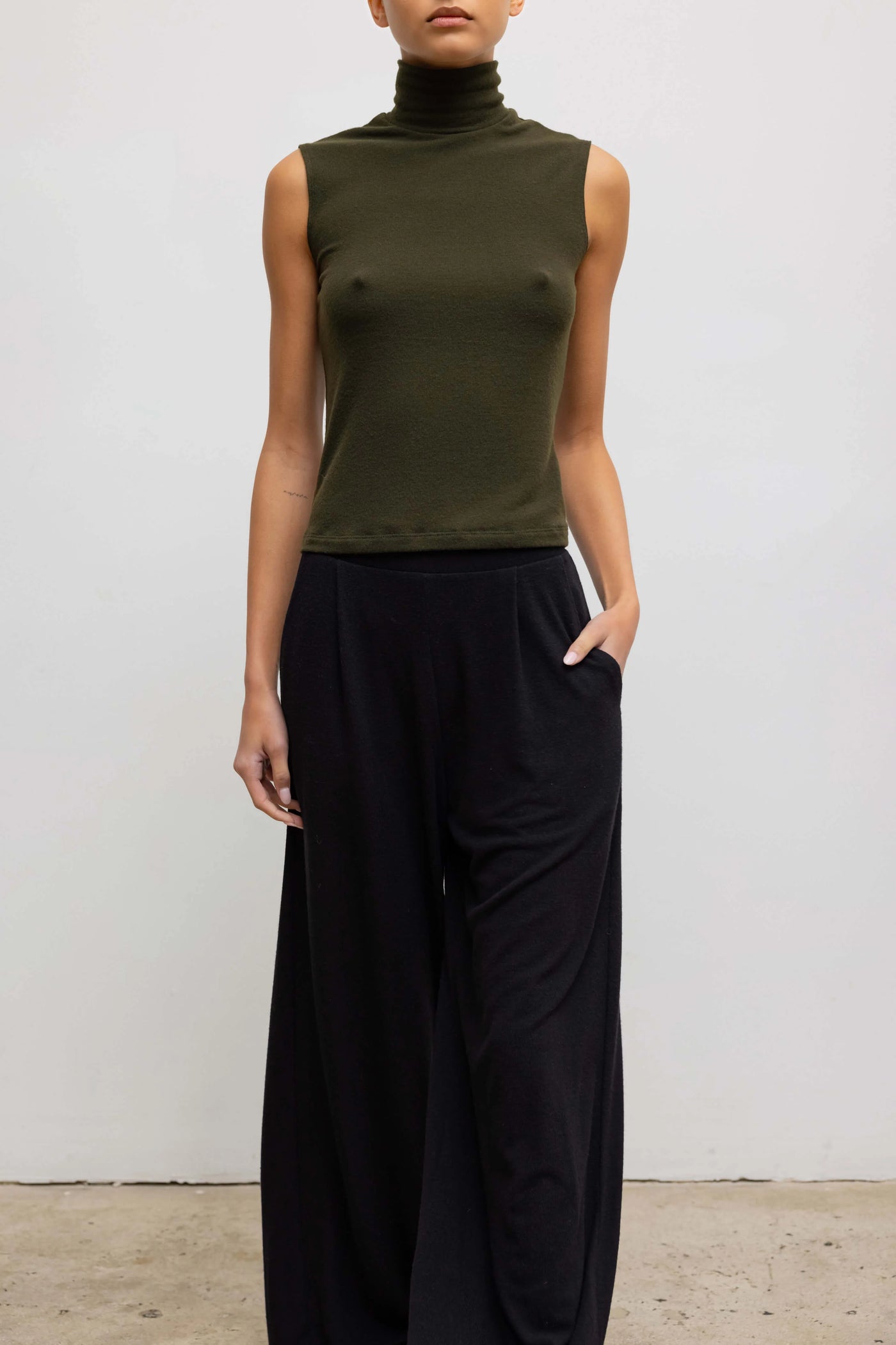 Lauren Sleeveless Turtleneck