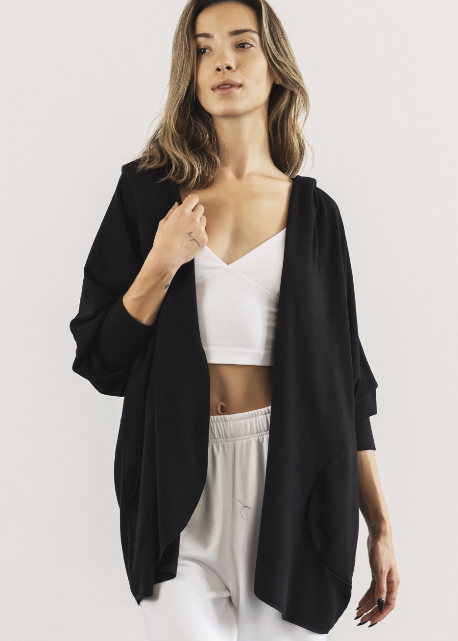 Supersoft Fleece Cocoon | Black