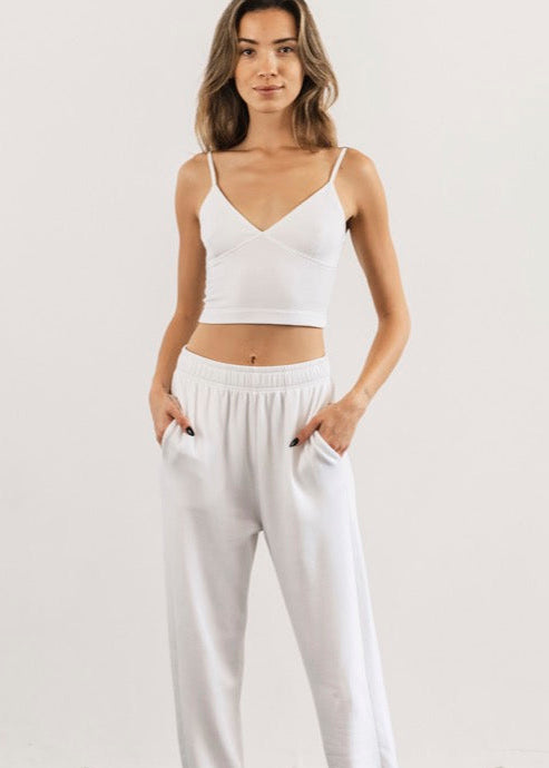 Supersoft Fleece Bralette | Cream