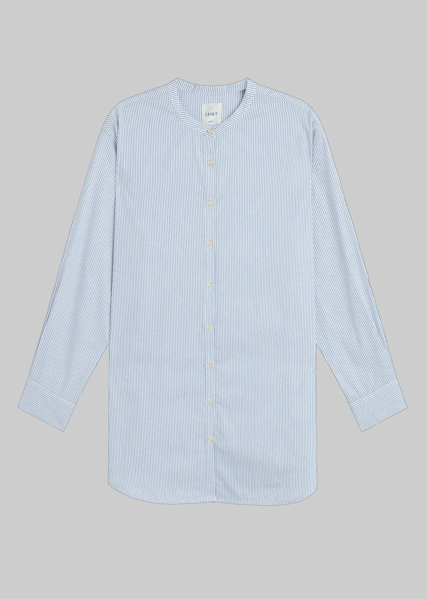 Yoshi Collarless Button Down