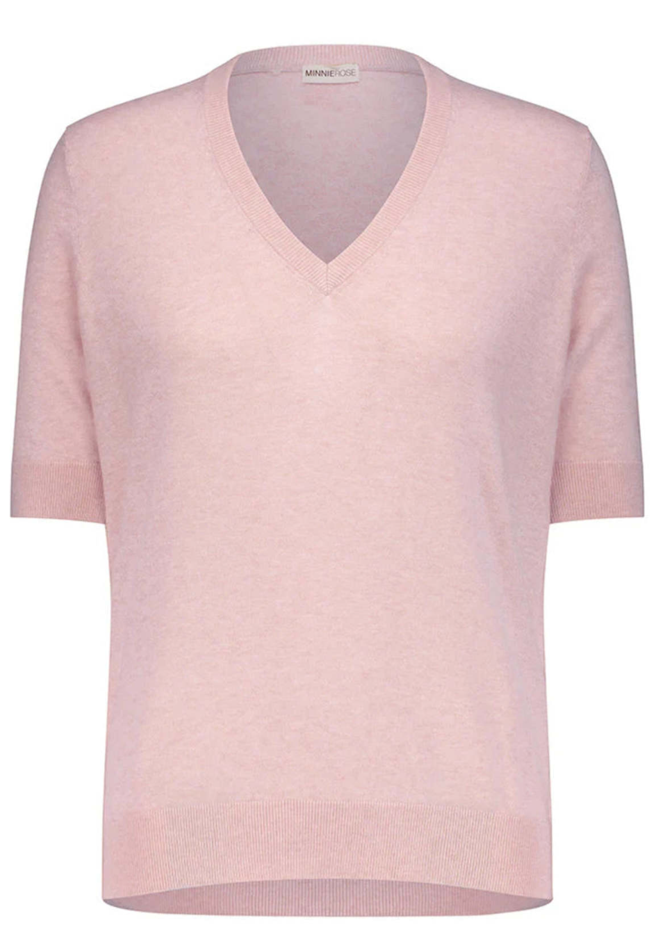 Supima Cotton Cashmere V-Neck Tee