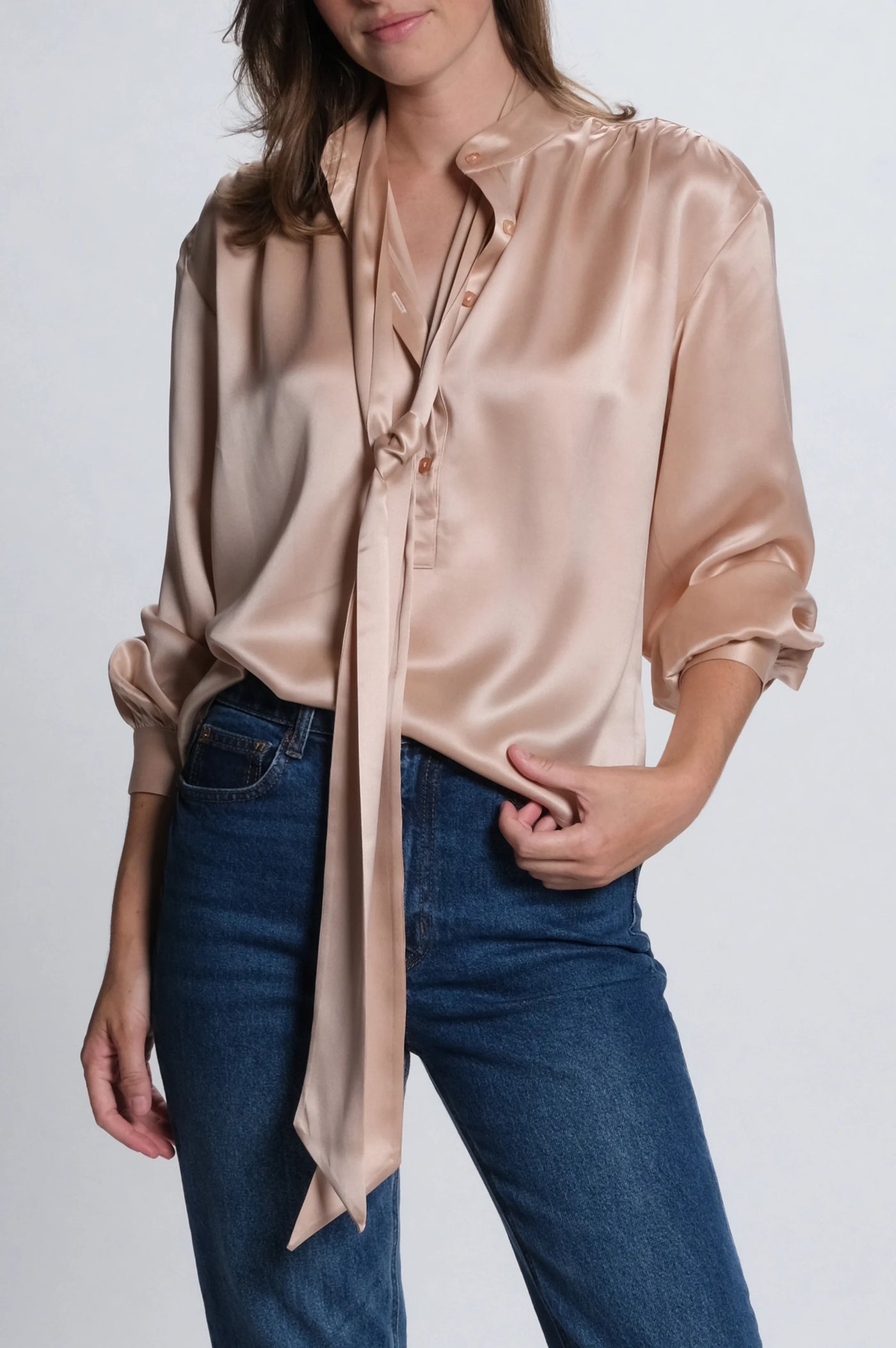 The Tie Neck Blouse