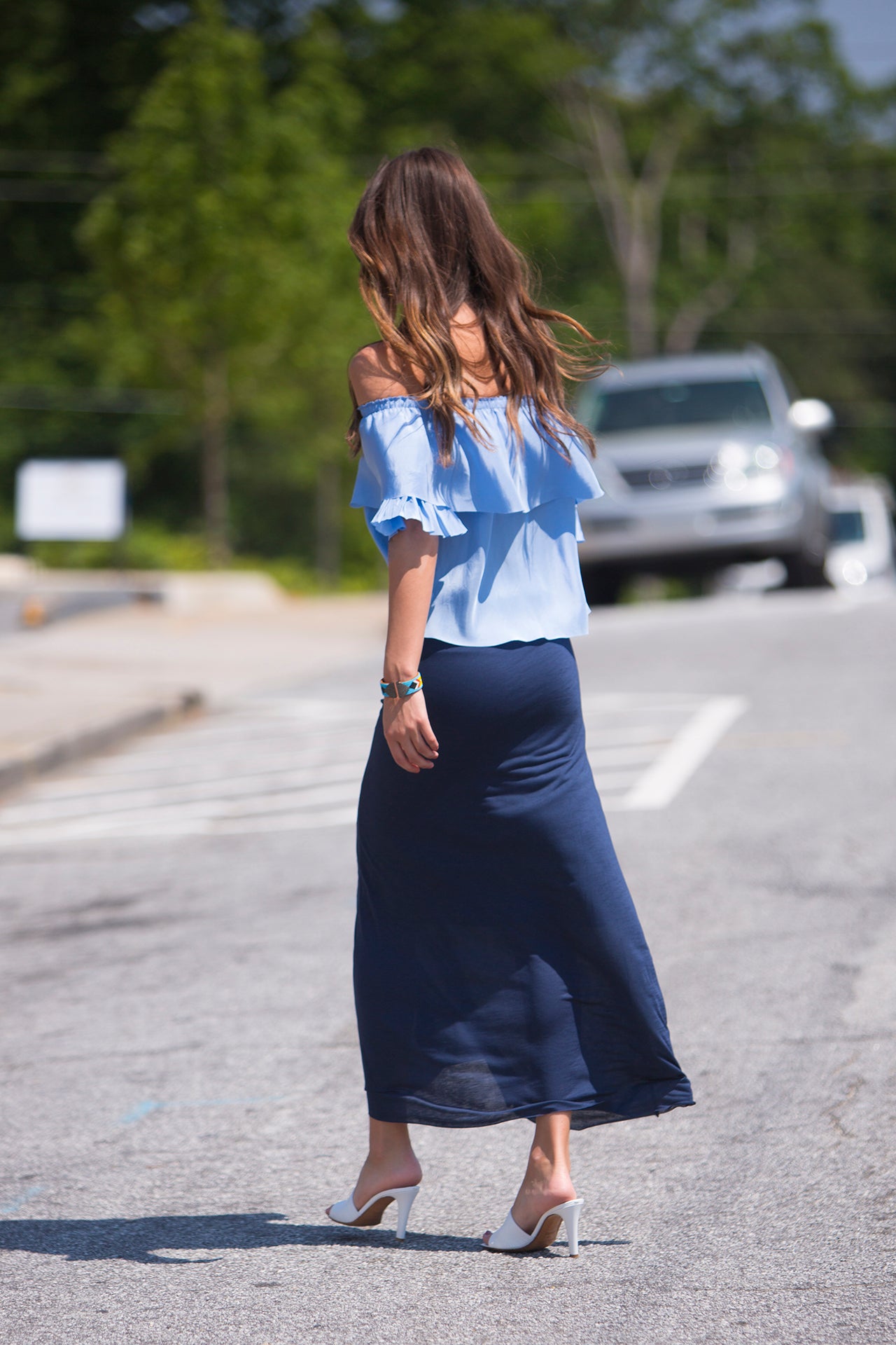 Viscose Long Skirt - Rebecca