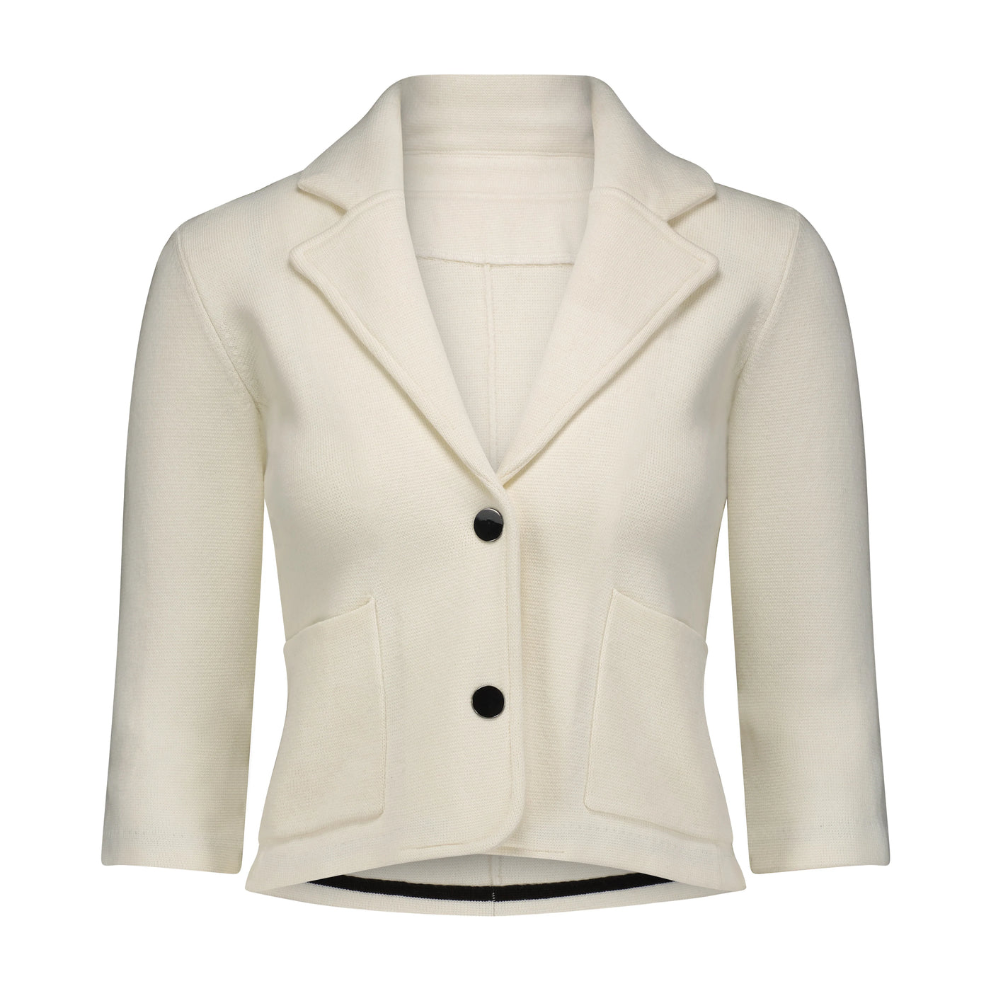 Cotton Blend Shrunken Blazer